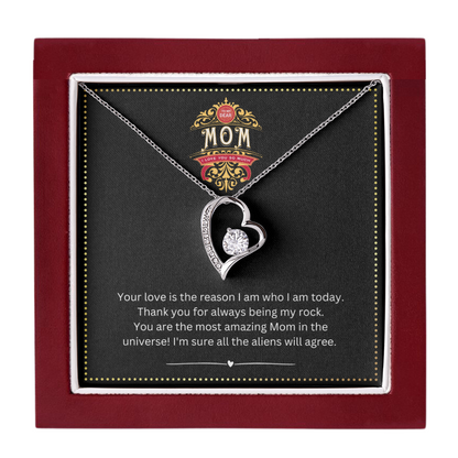 JGF Jewelry Gifts for Family | You are Awesome Gift for Women Gift Basket Item | Sterling Silver Heart Shaped Necklace