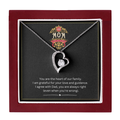 JGF Jewelry Gifts for Family | You are Awesome Gift for Women Gift Basket Item | Sterling Silver Heart Shaped Necklace