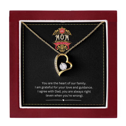 JGF Jewelry Gifts for Family | You are Awesome Gift for Women Gift Basket Item | Sterling Silver Heart Shaped Necklace