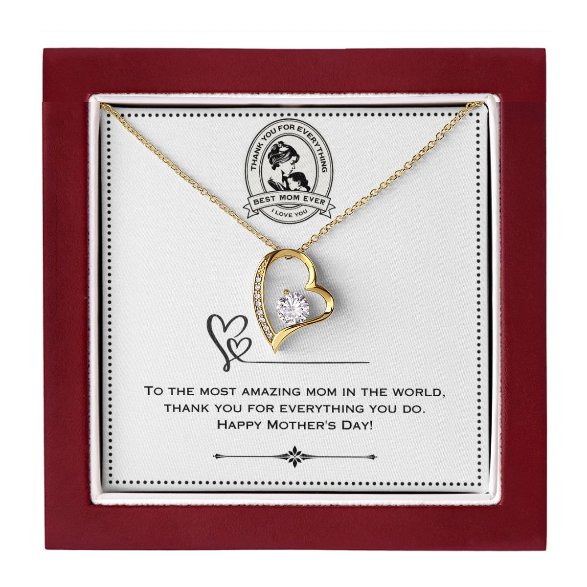 JGF Jewelry Gifts for Family - Mothers Day Gifts for Nana from Granddaughter