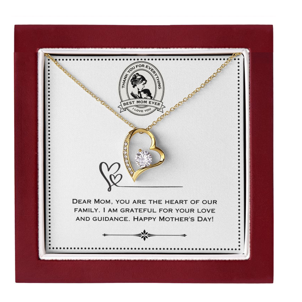 JGF Jewelry Gifts for Family - Mother s Day Gifts for Mom Daughter Necklace