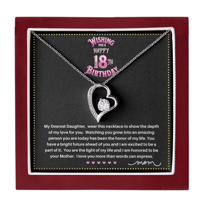JGF Jewelry Gifts for Family | Birthday Gift For 18 Year Old Daughter | Simple Single Heart Shaped Charm Pendant Necklace