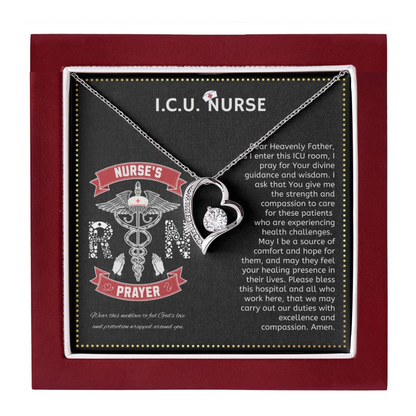 JGF Jewelry Gifts for Family | ICU Nurse Gifts | Nurse Necklace For Women Sterling Silver