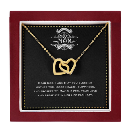 JGF Jewelry Gifts for Family - Heart Pendant Necklace With Crystal Zircon Jewelry Gifts From Adult Daughter