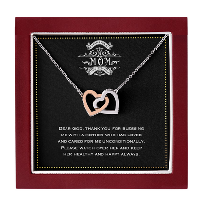 JGF Jewelry Gifts for Family - A Mother'S Love Has No End Necklace With Special Message Card From Daughter And Son In Law