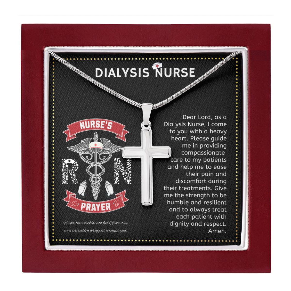 JGF Jewelry Gifts for Family | Dialysis Nurse Appreciation Gifts | Nurse Jewelry For Women Sterling Silver