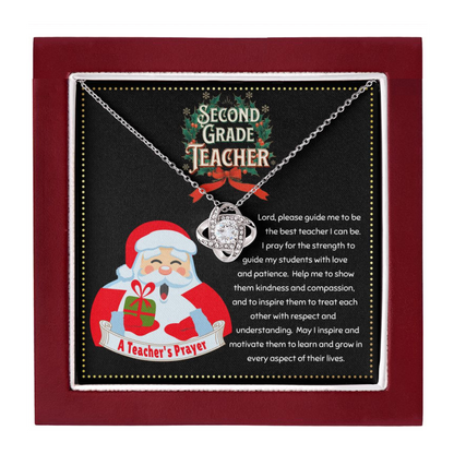 JGF Jewelry Gifts for Family Second 2nd Grade Teacher Appreciation Retirement Gifts