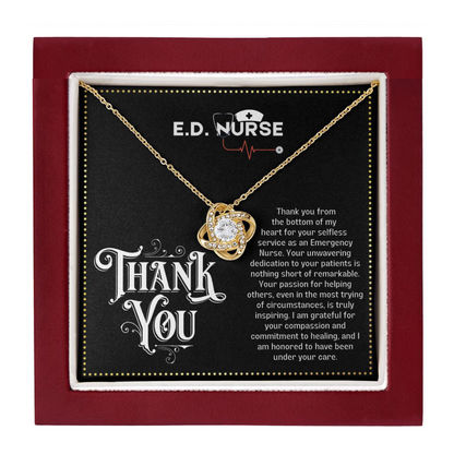 JGF Jewelry Gifts for Family | Thank You ER ED Nurse Gifts | Emergency Department Room Nurse Gifts