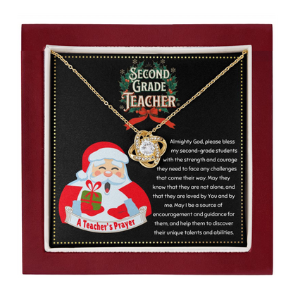 JGF Jewelry Gifts for Family A Christmas Prayer for Second 2nd Grade New Teacher For Women