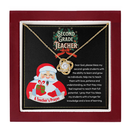 JGF Jewelry Gifts for Family Second 2nd Grade Teacher Prayer Gifts For Women