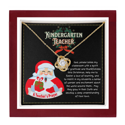 JGF Jewelry Gifts for Family My Kindergarten Teacher Cat Lover Classroom Christmas Must Haves