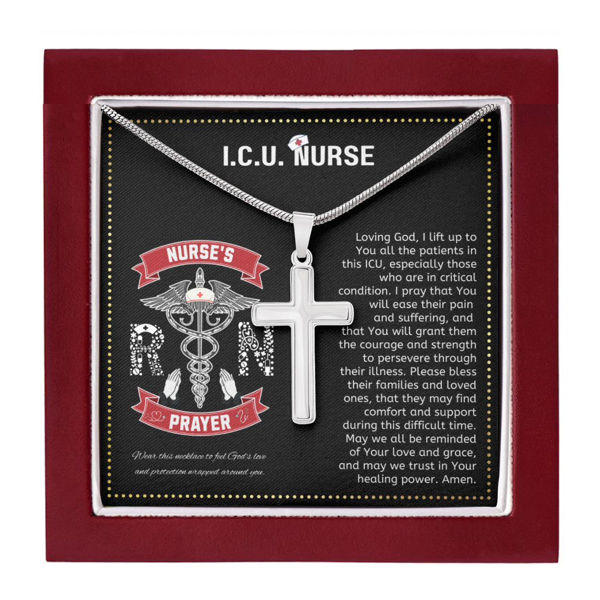 JGF Jewelry Gifts for Family | Neuro Cardiac Pediatric ICU Nurse Practitioner Gifts