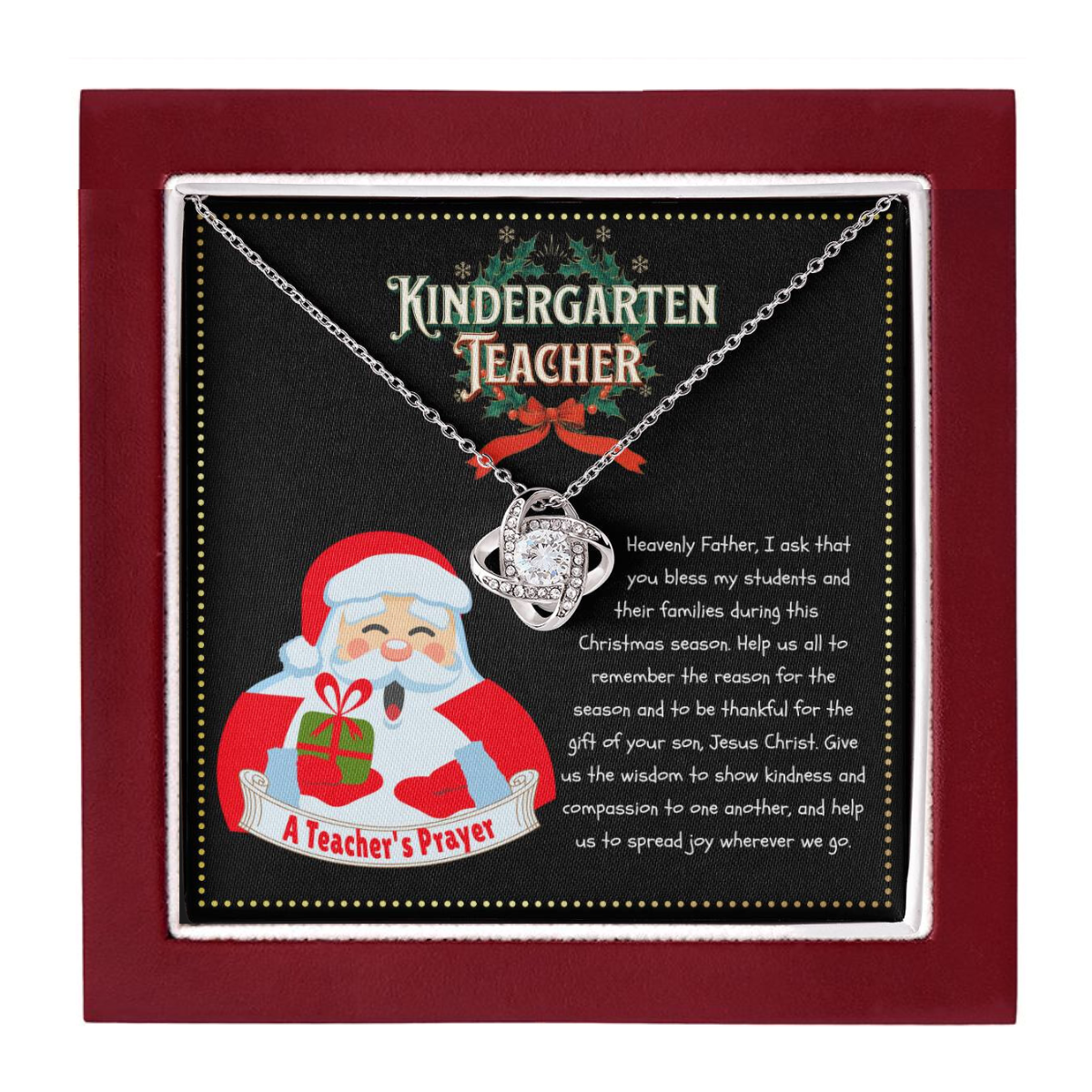 JGF Jewelry Gifts for Family Kindergarten Teacher Appreciation Christmas Gifts Ideas For Women Cats