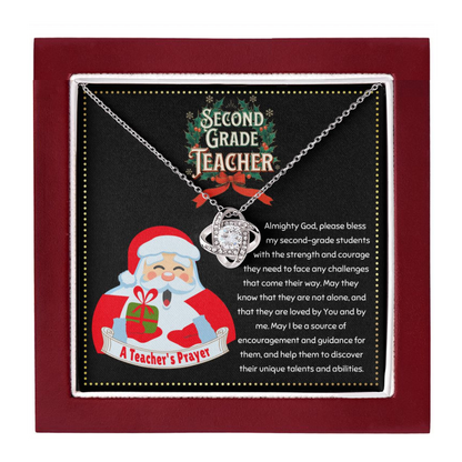 JGF Jewelry Gifts for Family A Christmas Prayer for Second 2nd Grade New Teacher For Women