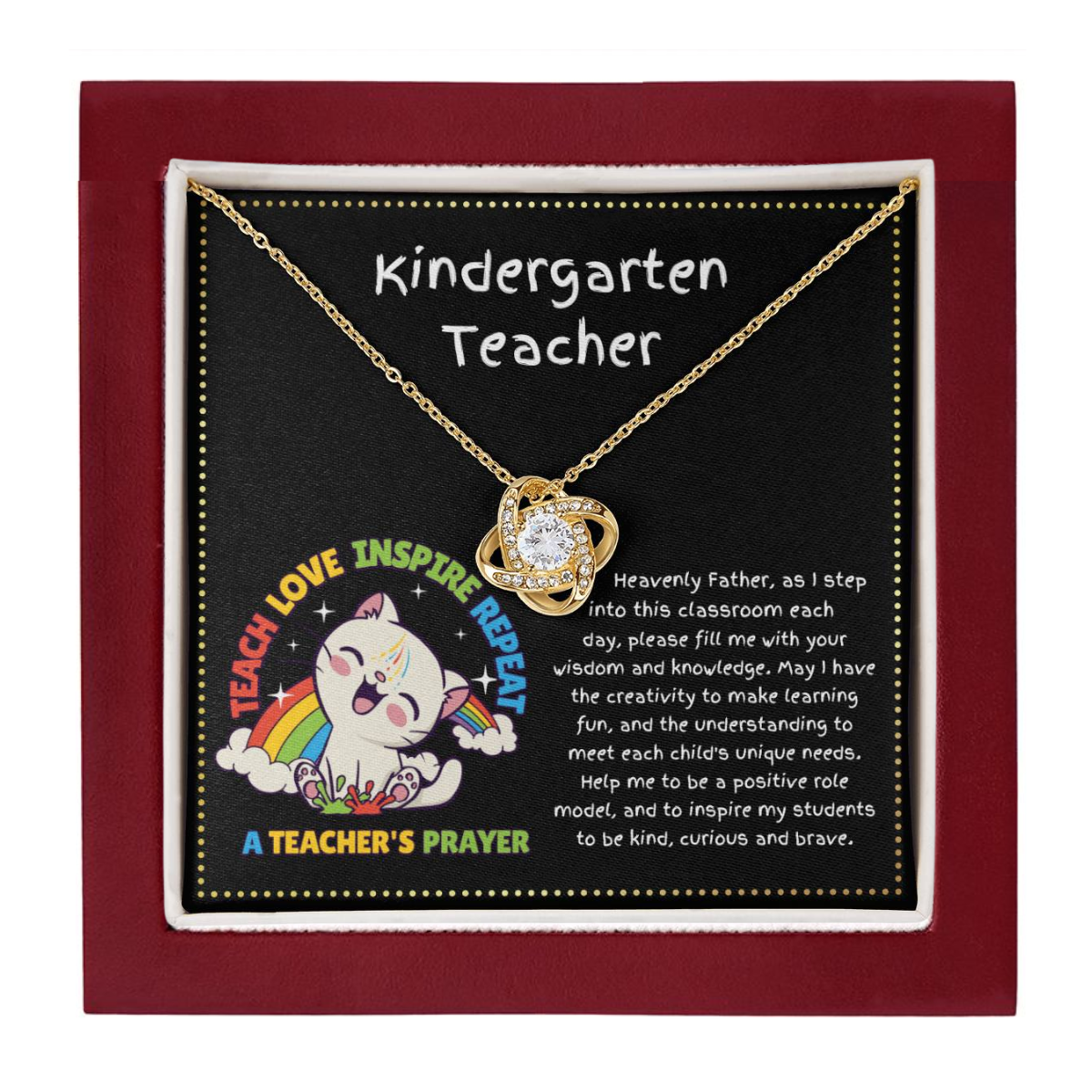 JGF Jewelry Gifts for Family Cat Lover Gifts For Teacher Kindergarten Teacher Must Haves Teach Tiny Humans