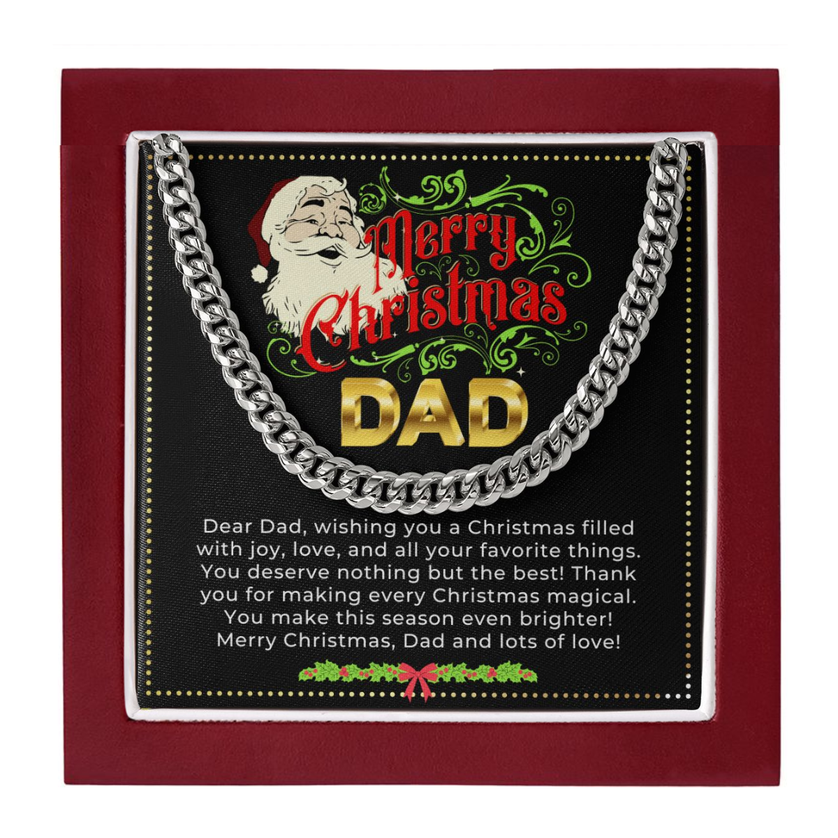 JGF Jewelry Gifts for Family | First Time Dad Christmas Gifts | Expectant Dad Gifts Twins | Xmas Gifts For Dad