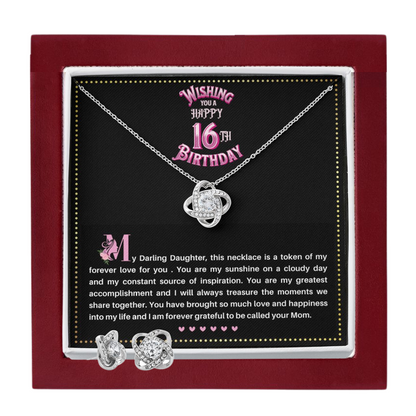 JGF Jewelry Gifts for Family | Birthday Gifts For 16 Year Old Girls Sweet Sixteen | 16th Birthday Gifts For Girls Necklace