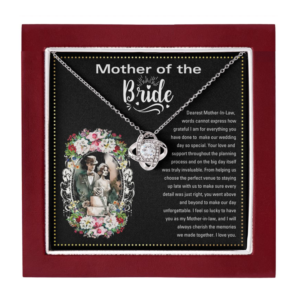JGF Jewelry Gifts for Family | Step Mother Of The Bride Gifts From Groom
