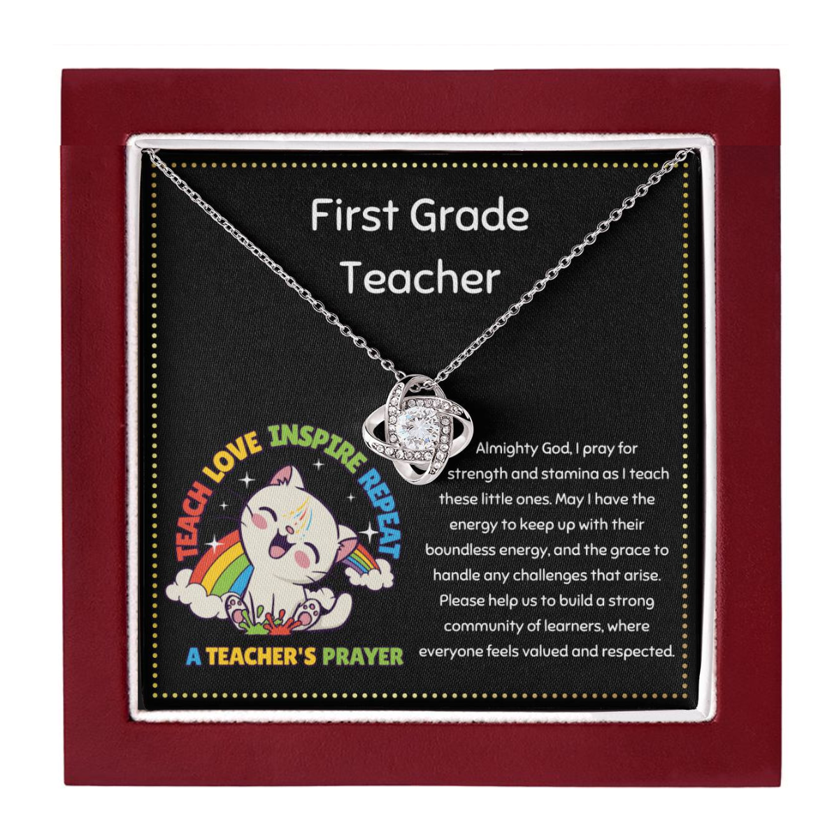 JGF Jewelry Gifts for Family First Grade 1 Teacher Must Haves Essentials  Thank You Teacher Gifts From Parents
