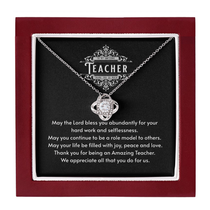 JGF Jewelry Gifts for Family: Thank You Teacher Appreciation Farewell End of Year Necklace Gift from Students