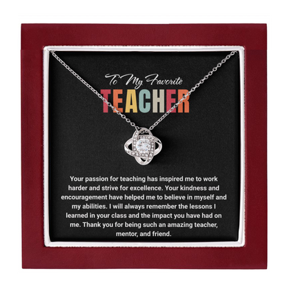 JGF Jewelry Gifts for Family: Thank You Going Away Farwell Necklace Gift Ideas for Teachers from Students