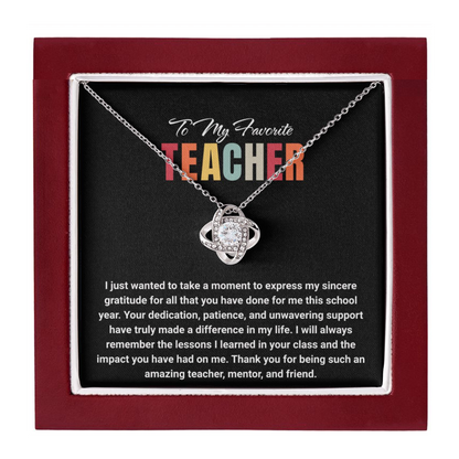 JGF Jewelry Gifts for Family: Sterling Silver Necklace as Thank You Farewell Gifts for High School Mentor Teachers