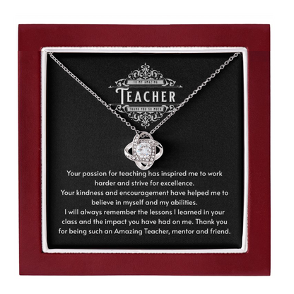 JGF Jewelry Gifts for Family Cubic Zirconia Crystal Necklace Jewelry GITS for Last Day of School for Teachers