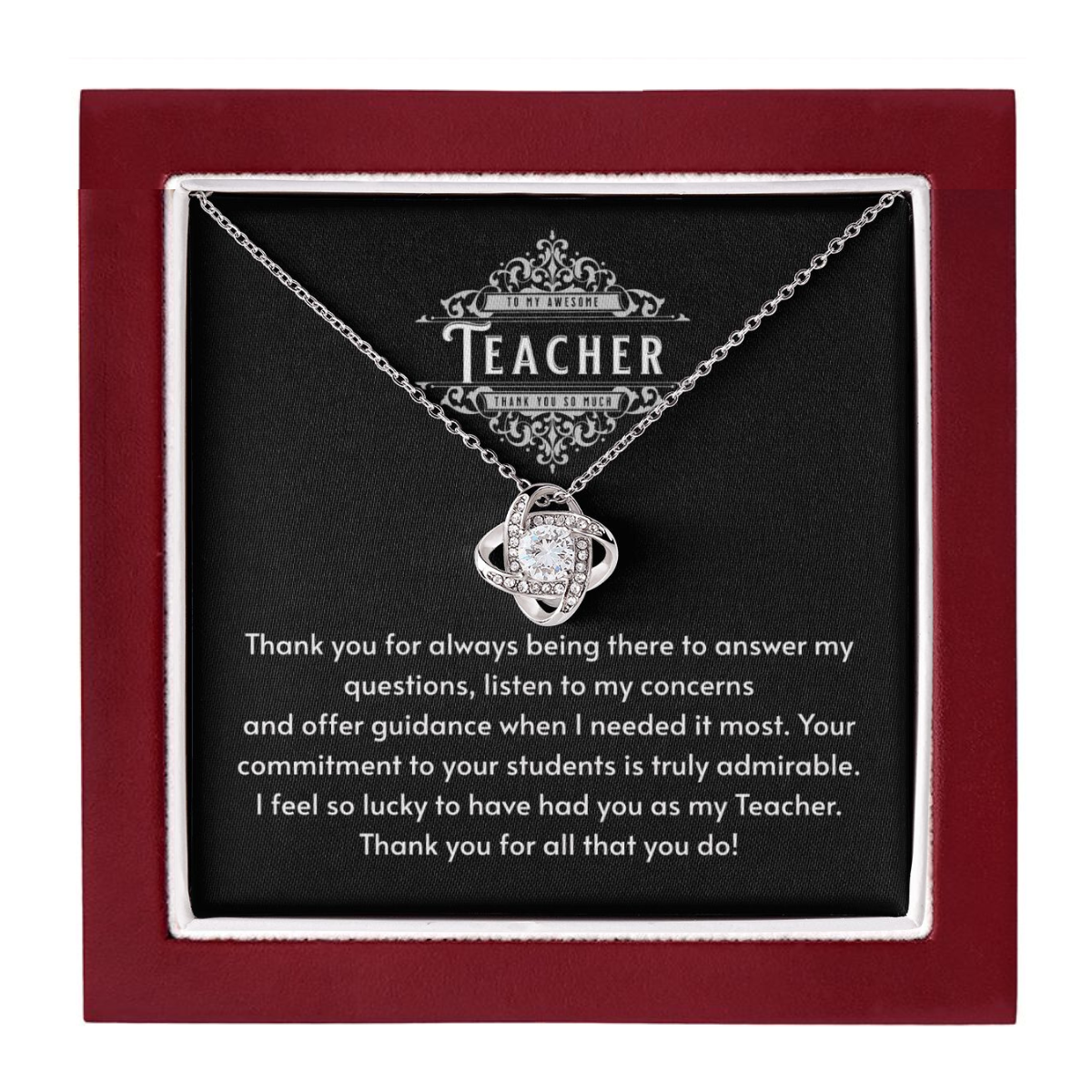 JGF Jewelry Gifts for Family: Appreciation Farewell Goodbye Necklace Gift Ideas for Teachers Leaving for New Job