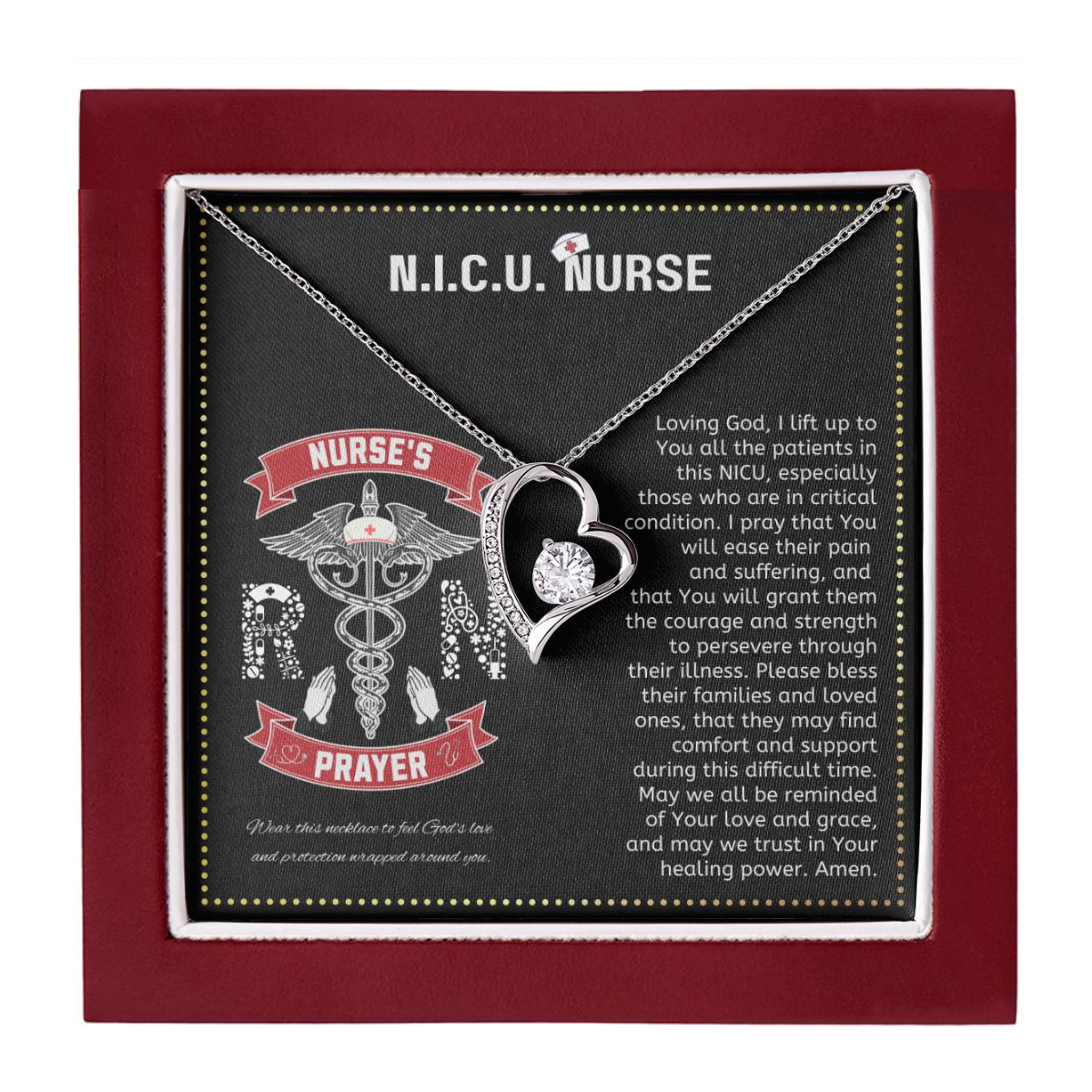 JGF Jewelry Gifts for Family | NICU Nurse Practitioner Gifts For Women Necklace Jewelry  Gifts