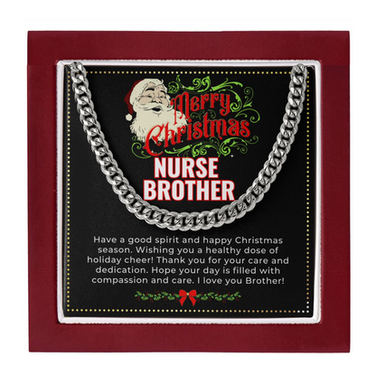 JGF Jewelry Gifts for Family | My Favorite Big Brother Is A Nurse | Christmas Gifts Presents For Adult Brother