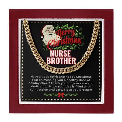 JGF Jewelry Gifts for Family | My Favorite Big Brother Is A Nurse | Christmas Gifts Presents For Adult Brother