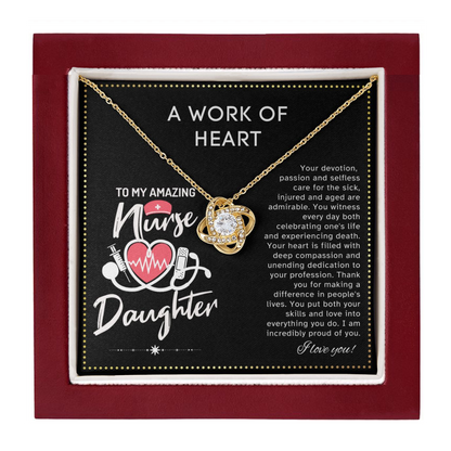 JGF Jewelry Gifts for Family | My Daughter Is A Nurse Practitioner | Rn Nurse Graduation Gift For Daughter