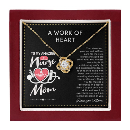 JGF Jewelry Gifts for Family | RN Mom Gifts | My Mom Is A Nurse Necklace Jewelry | Nurses Week Gifts For Mom