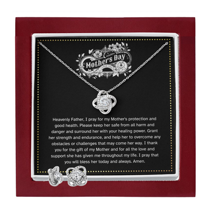 JGF Jewelry Gifts for Family | Necklace and Earrings Jewelry Set for Women | Happy Mothers Day Gift Box Items Set Ideas