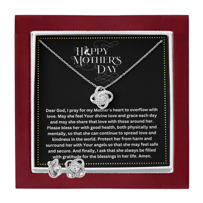 JGF Jewelry Gifts for Family | Necklace and Earring Set for Mom Who has Everything on Mother's Day