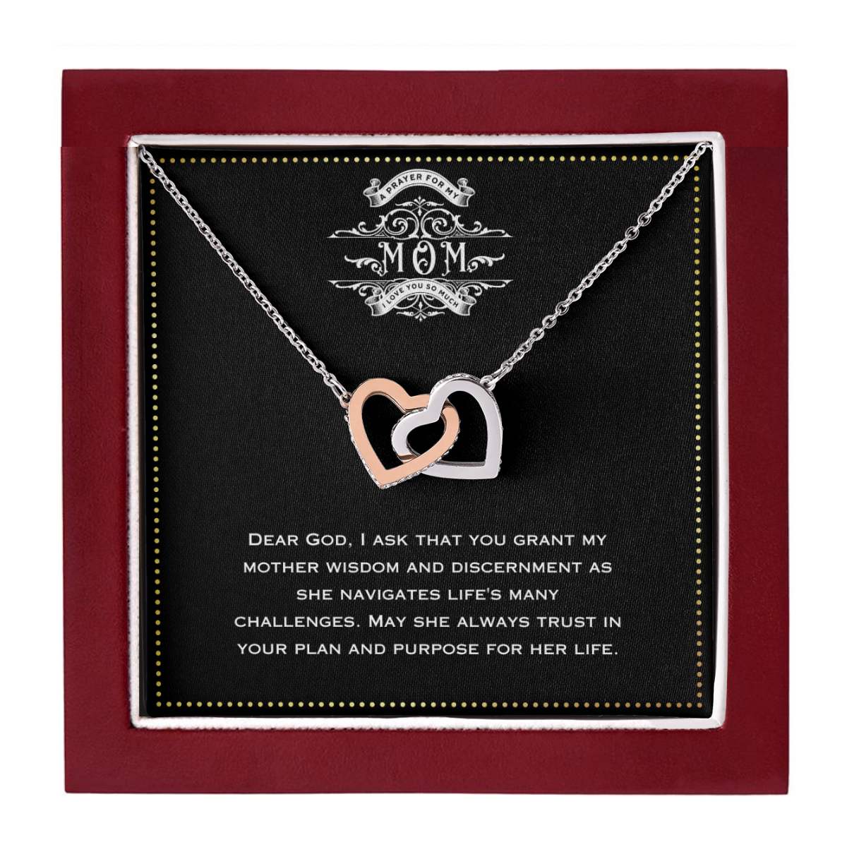 JGF Jewelry Gifts for Family - Simple Silver Heart Necklace Gift For Aunt Mom From Niece And Nephew