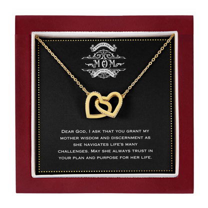 JGF Jewelry Gifts for Family - Simple Silver Heart Necklace Gift For Aunt Mom From Niece And Nephew