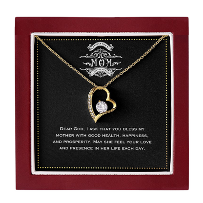 JGF Jewelry Gifts for Family - Trendy Heart Shape Necklace As Special Mother's Day from Daughter and Son