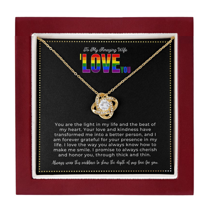 JGF Jewelry Gifts for Family | To My Amazing Wife Necklace Gifts