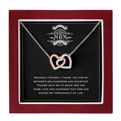 JGF Jewelry Gifts for Family - Trendy Heart Shape Necklace For Mom As Happy Mom's Day Gift From Young Son