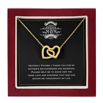 JGF Jewelry Gifts for Family - Trendy Heart Shape Necklace For Mom As Happy Mom's Day Gift From Young Son
