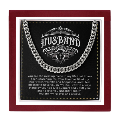 JGF Jewelry Gifts for Family | Birthday Cuban Chain Necklace Gifts For Husband From Wife
