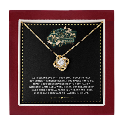 JGF Jewelry Gifts for Family | Future Mother In Law Necklace Gift from Daughter In Law on Wedding Day