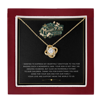 JGF Jewelry Gifts for Family | Elegant Sterling Silver Necklace Gifts for Mother In Law from Daughter In Law on Mother's Day