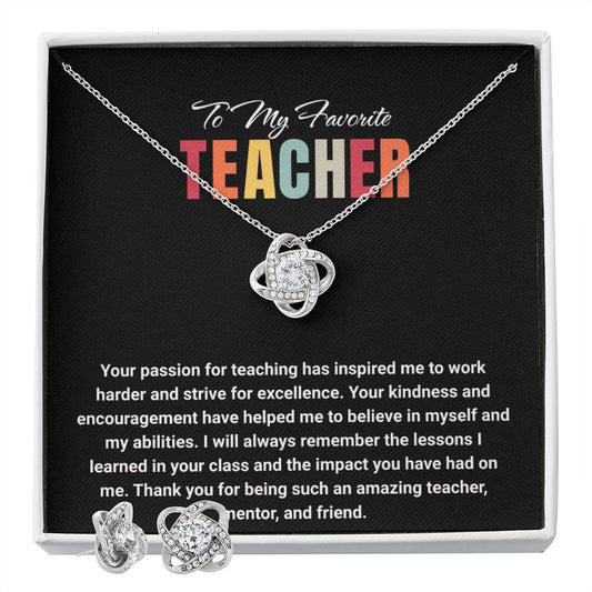 JGF Jewelry Gifts for Family: Jewelry Appreciation Necklace Jewelry Gift Set for Teachers Leaving for New Job