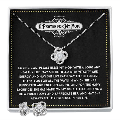 JGF Jewelry Gifts for Family - Prayer for Good Health Gift for Mom from Daughter and Son