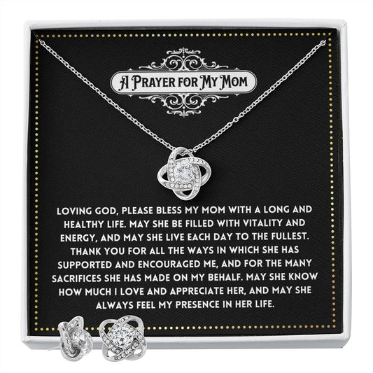 JGF Jewelry Gifts for Family - Prayer for Good Health Gift for Mom from Daughter and Son