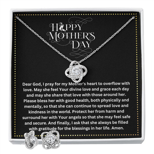 JGF Jewelry Gifts for Family | Necklace and Earring Set for Mom Who has Everything on Mother's Day