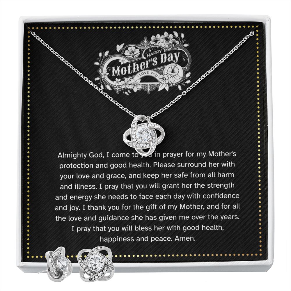 JGF Jewelry Gifts for Family | Mothers Day Gift for Lesbian Moms | Necklace and Earrings Jewelry Set for Women