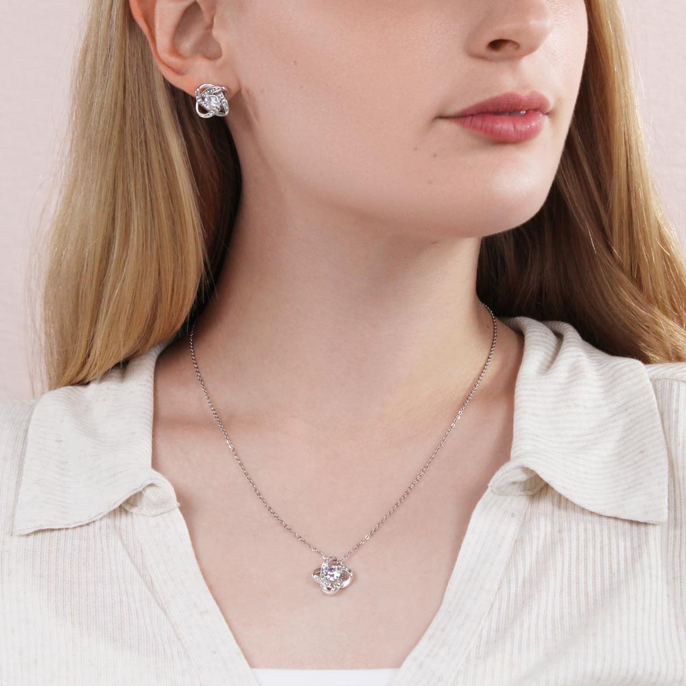 JGF Jewelry Gifts for Family | Elegant Silver Necklace Set for Women | Prayer for New Moms Gift Basket Item Ideas After Giving Birth